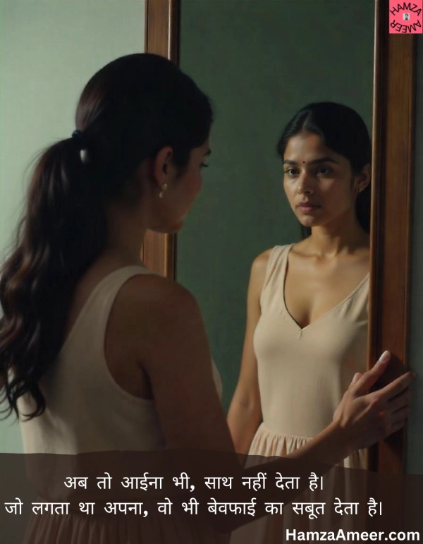ab to aaina bhi, saath nahi deta hai ab to aaina bhi, saath nahi deta hai