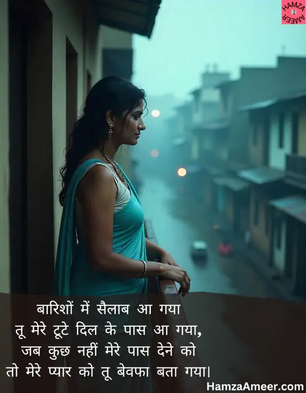baarishon mein sailaab aa gaya