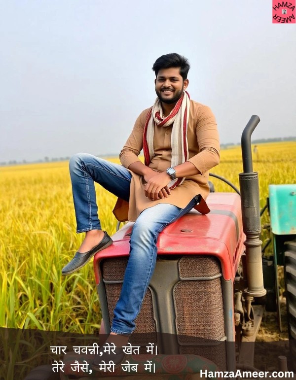 chaar chawanni, mere khet mein chaar chawanni, mere khet mein