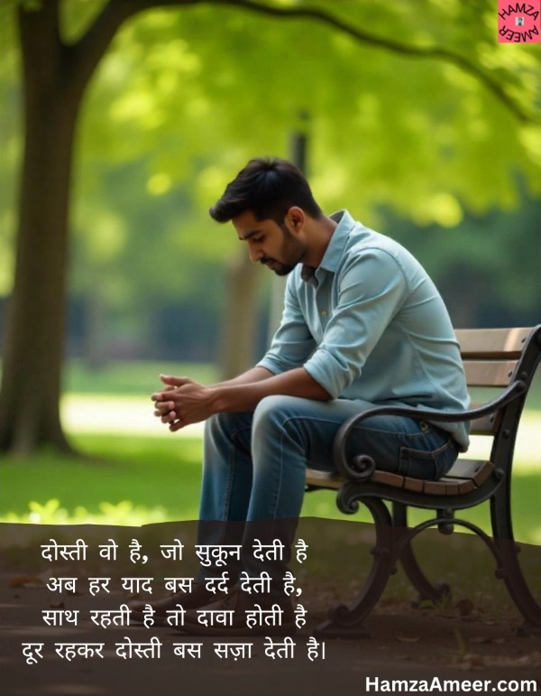 dosti woh hai, jo sukoon deti hai dosti woh hai, jo sukoon deti hai