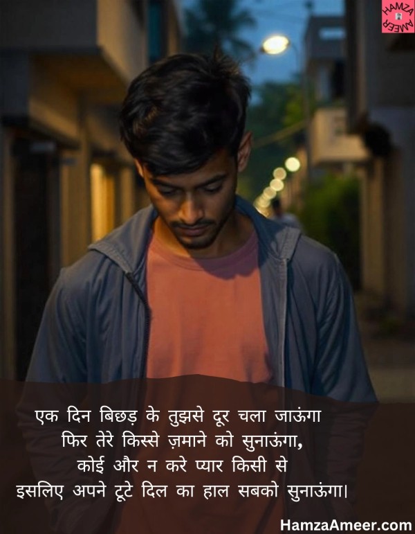ek din bichad ke tujhse door chala jaunga ek din bichad ke tujhse door chala jaunga
