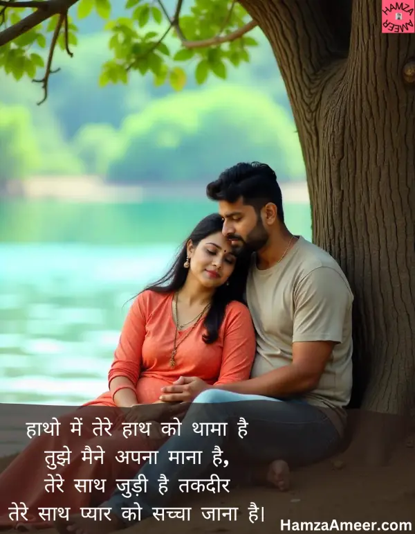 haathon mein tere haath ko thaama hai haathon mein tere haath ko thaama hai