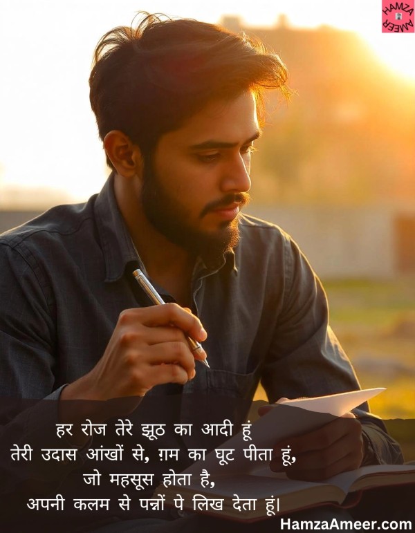 har roz tere jhoot ka aadi hoon har roz tere jhoot ka aadi hoon