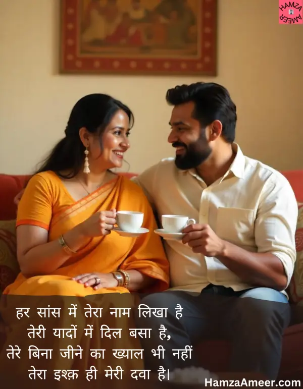 har saans mein tera naam likha hai