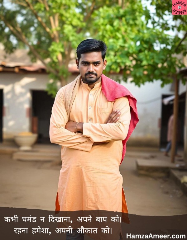 kabhi ghamand na dikhana, apne baap ko kabhi ghamand na dikhana, apne baap ko
