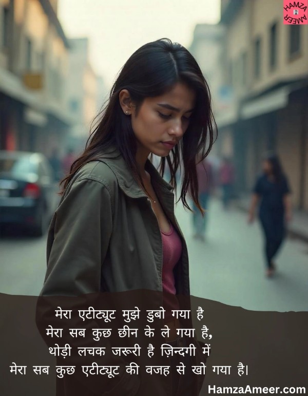 mera attitude mujhe dubo gaya hai