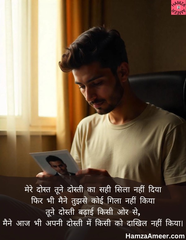 mere dost, tune dosti ka sahi sila nahi diya mere dost, tune dosti ka sahi sila nahi diya