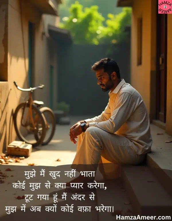 mujhe main khud nahin bhaata