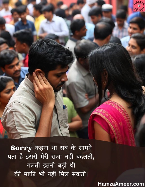 sorry kehna tha sab ke samne sorry kehna tha sab ke samne